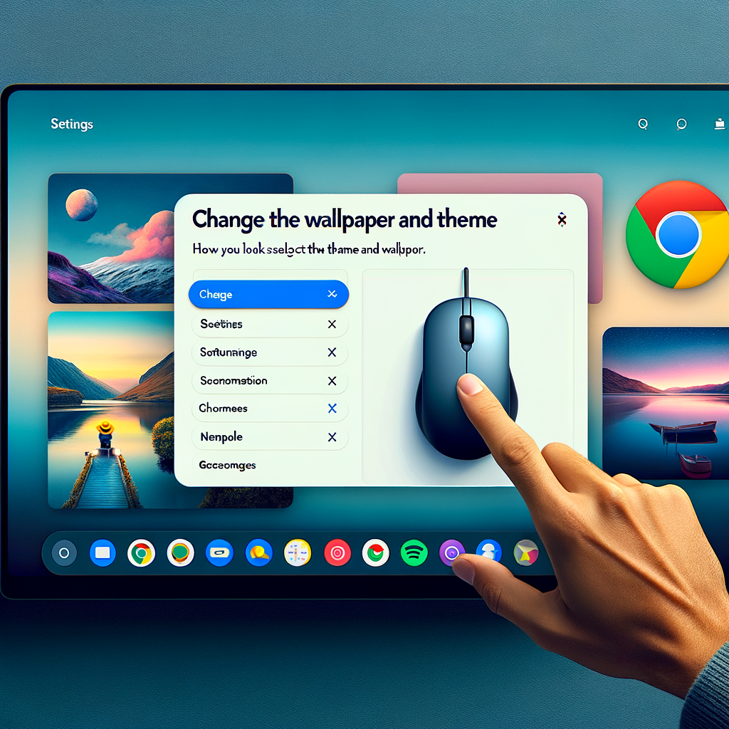 壁紙・テーマ変更